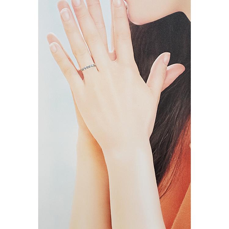 エクセルコ ダイヤモンド リング 0.25ct Pt900 細め ブランド EXELCO  