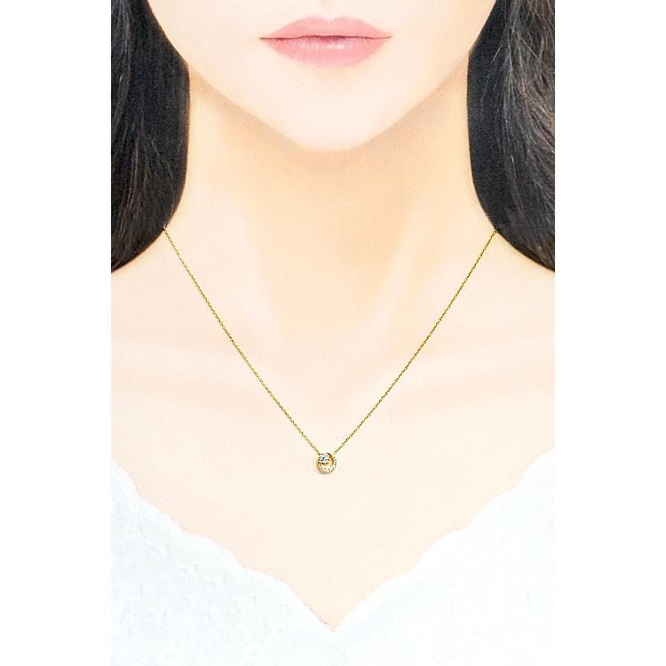 VENDOME AOYAMA（ヴァンドーム青山） ダイヤモンド ネックレス K18YG 