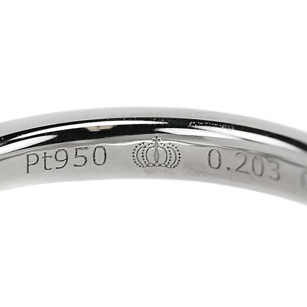 エクセルコ ダイヤモンド 0.203ct Pt950 ティーローズ グレード付き