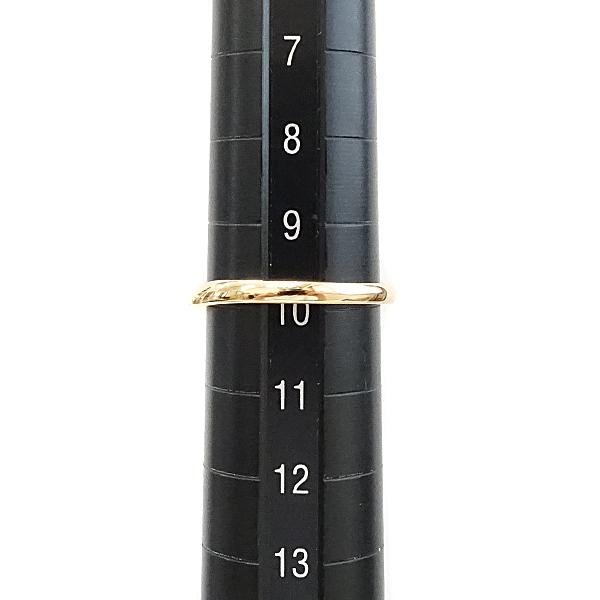 4℃（ヨンドシー） ダイヤモンド リング K18PG ウェーブ ブランド 送料