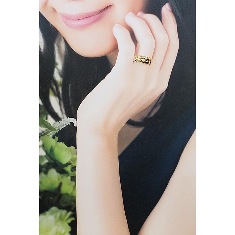 【カルティエ/Cartier】 トリニティリング 9号 K18YG/WG/PG TRINITY（Cartier） カルティエ トリニティ K18YG WG PG スリーカラー