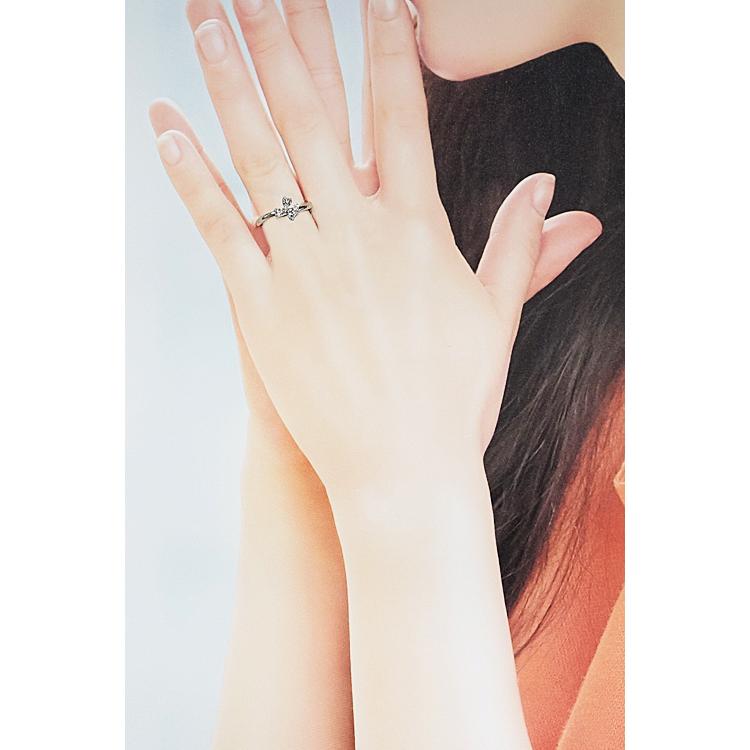 VENDOME AOYAMA ヴァンドーム青山 ダイヤモンド 0.10ct Pt900 花  