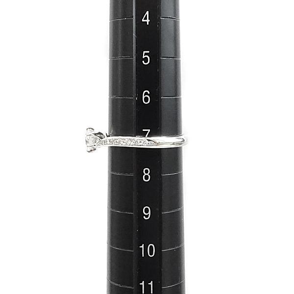 ダイヤモンドシライシ リング 0.310ct Pt950 V字 ブランド DIAMOND