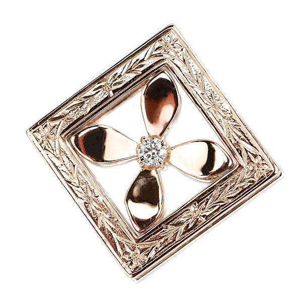 ミキモト ダイヤモンド ペンダントトップ K18WG K18PG マルチway リバーシブル 花 送料無料 中古 美品 SH119198 | MIKIMOTO | 03