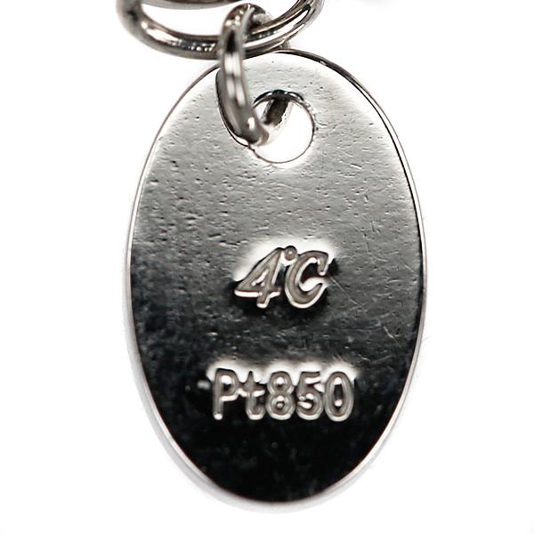 4℃ Pt850 ダイヤモンド ネックレス 4℃ ヨンドシー Pt850プラチナ ダイヤ ネックレス ダイヤモンド0.169ct