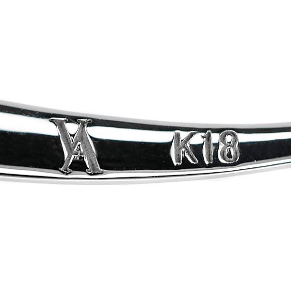 VENDOME AOYAMA（ヴァンドーム青山） ネックレス K18WG カーブ 地金 