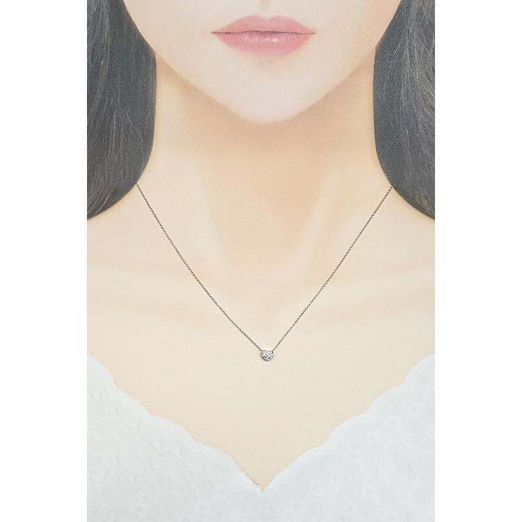 TASAKI（タサキ） 田崎真珠 ダイヤモンド ネックレス 0.03ct K18WG 