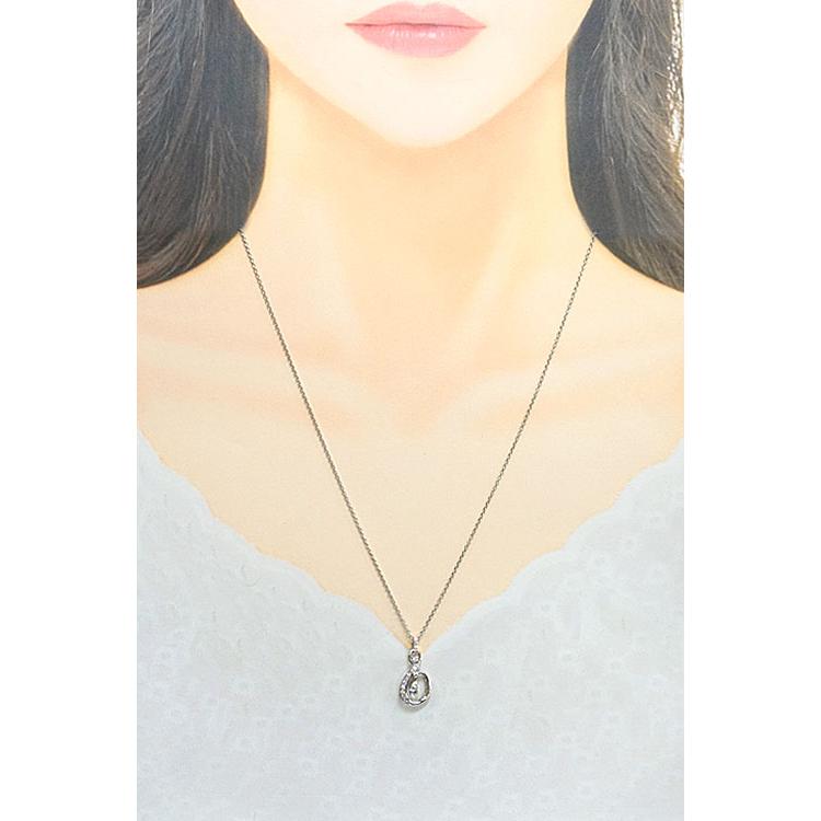 ロイヤルアッシャー マーキスカット ダイヤモンド ネックレス 0.20ct 
