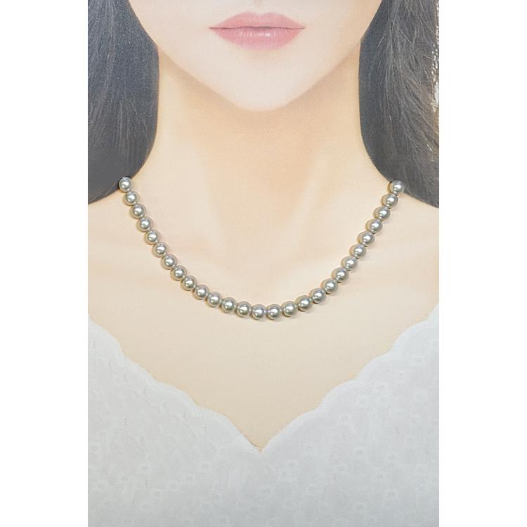 TASAKI（タサキ） 田崎真珠 アコヤパール ネックレス 7.4-7.8mm SV 連 