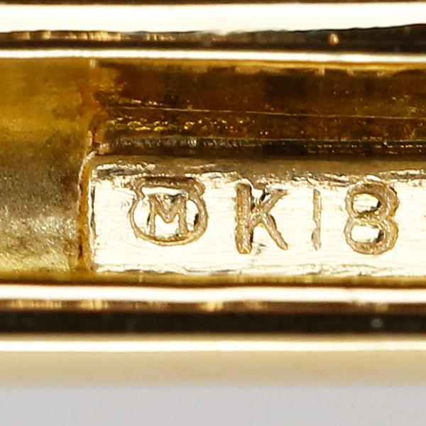 MIKIMOTO ミキモト ダイヤモンド ペンダントブローチ K18YG フラワー  