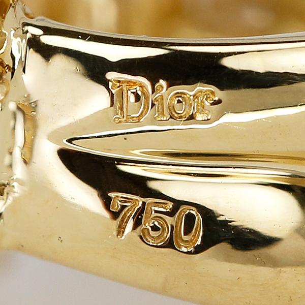 ディオール ダイヤモンド イヤリング 0.38ct ブランド Dior 美品 中古  