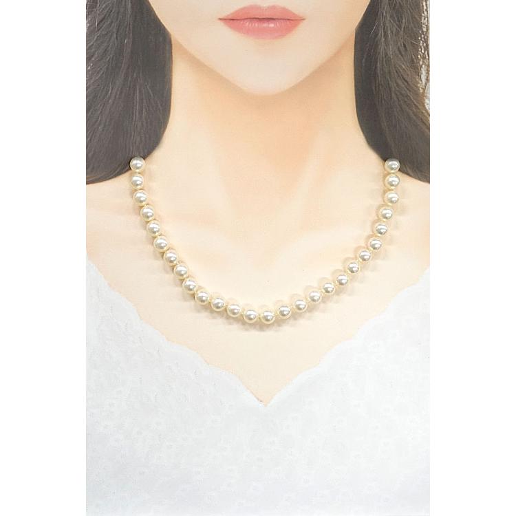 TASAKI（タサキ） 田崎真珠 アコヤパール ネックレス 8.4-8.6mm K14WG