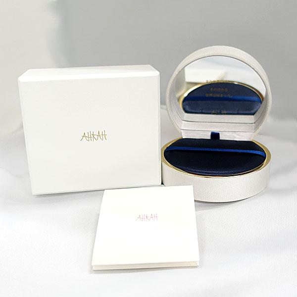 アーカー ダイヤモンド ネックレス 0.15ct K18YG 一粒石 華奢 ブランド 