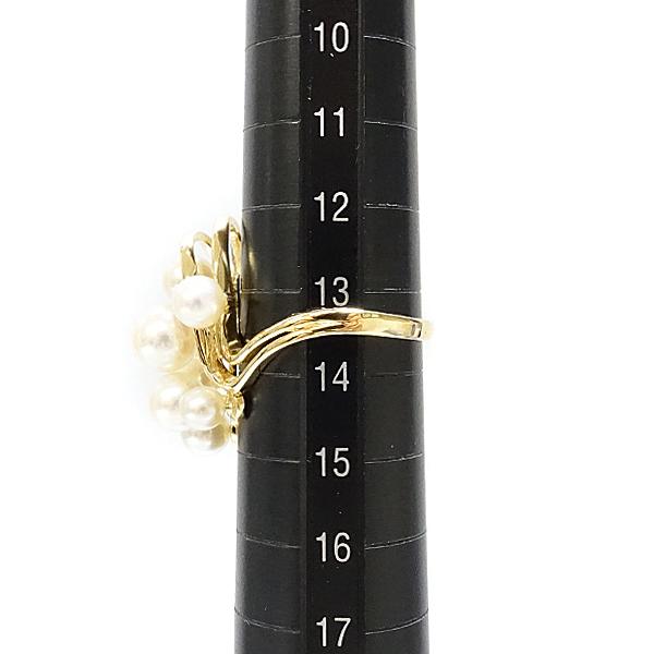 TASAKI タサキ 田崎真珠 アコヤパール リング 3.9-6.5mm 透かし ベビー 