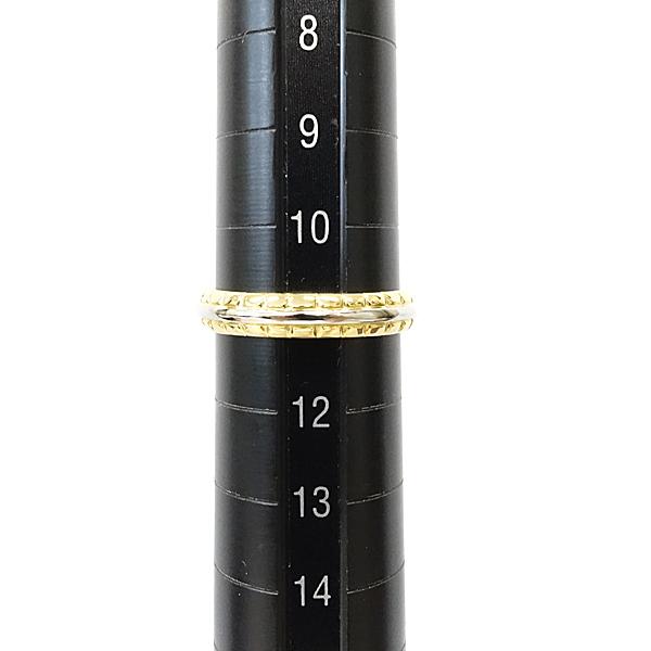 Christian Dior ディオール リング K18YG Pt950 地金のみ 石なし Christian Dior ディオール リング K18YG Pt950 地金のみ 石なし