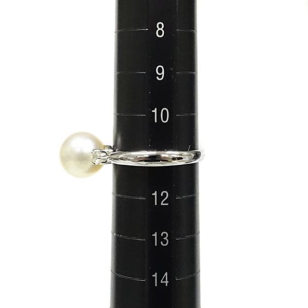 TASAKI タサキ 田崎真珠 アコヤパール リング 8.8mm ダイヤモンド  