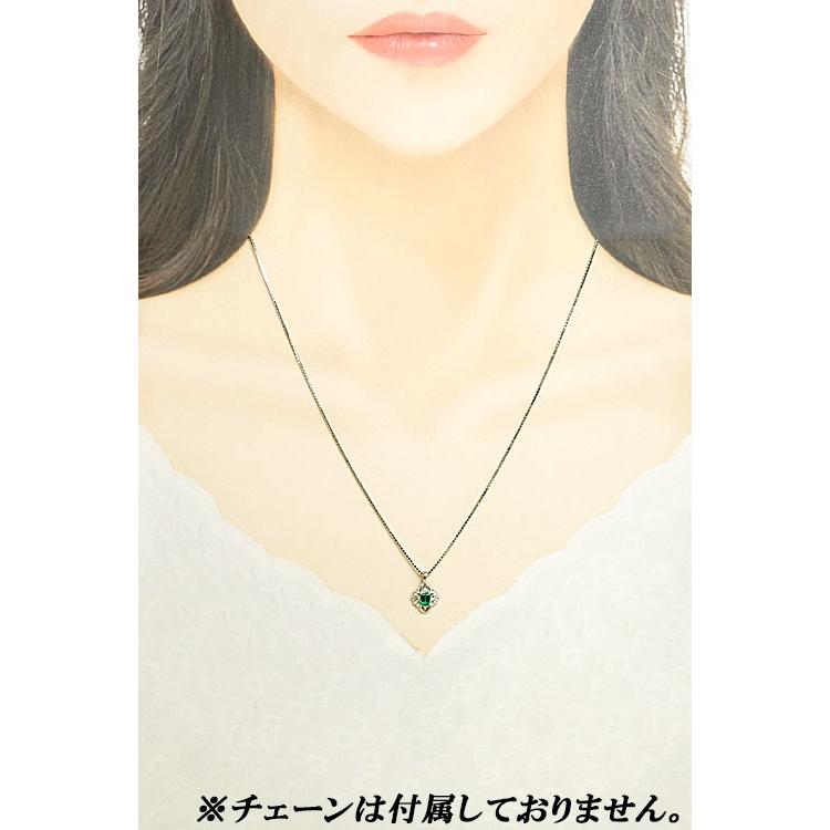サマンサタバサ K18WG ネックレス ダイヤ 0.04ct 2.9g