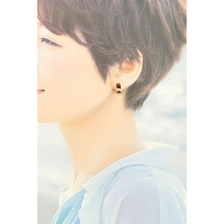 VERITE 18K地金ピアス VERITE K18YGドロップ型ピアス