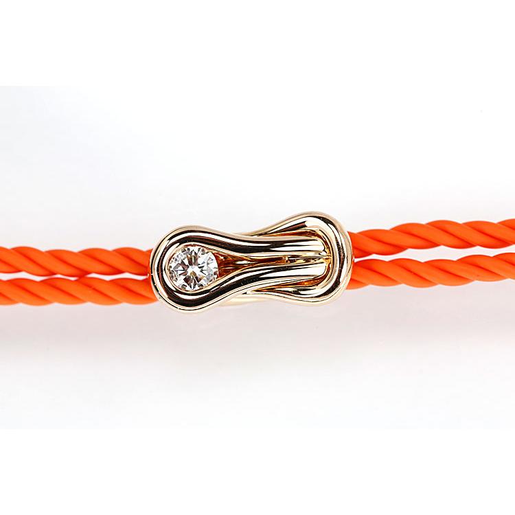 フォーエバーマーク ダイヤモンド エンコルディア コード ブレスレット