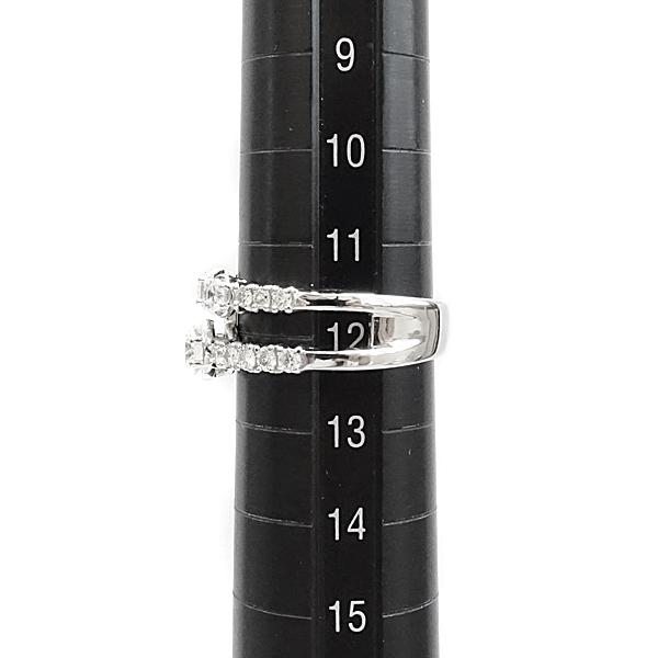 田崎真珠silverリング TASAKI（タサキ） 田崎真珠 ダイヤモンド リング 0.52ct K18WG ダブル