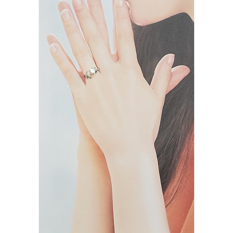 MIKIMOTO ミキモト アコヤパール リング 8.5mm ダイヤモンド MIKIMOTO ミキモト アコヤパール リング 8.5mm ダイヤモンド