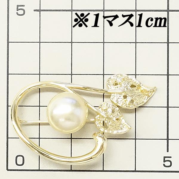 TASAKI（タサキ） 田崎真珠 白蝶ゴールデンパール ブローチ