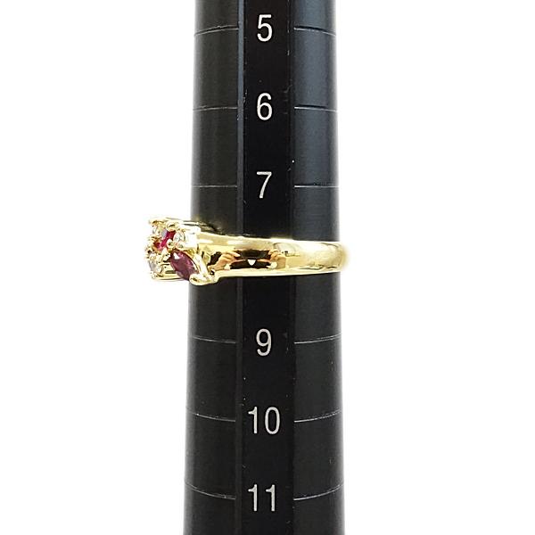 MIKIMOTO（ミキモト） ルビー リング 1.05ct ダイヤモンド K18YG