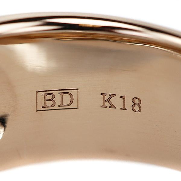 カシケイ ブラウンダイヤモンド メランジェ リング 1.45ct K18PG K18WG 