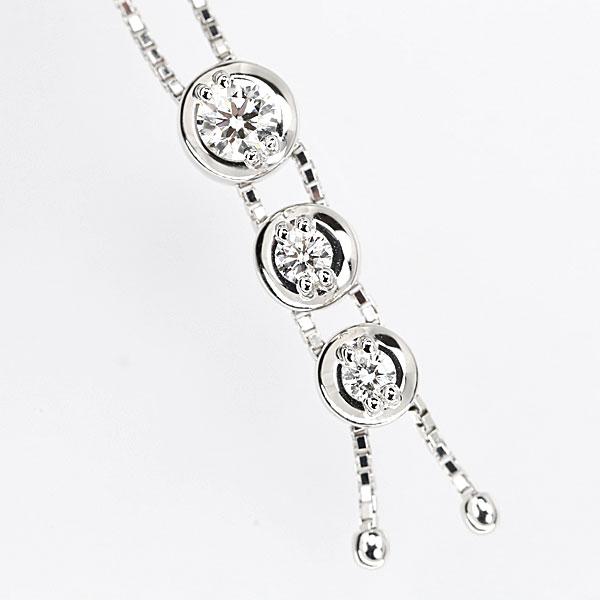 TASAKI タサキ ダイヤモンド トリロジー ネックレス 0.37ct TASAKI タサキ ダイヤモンド トリロジー ネックレス 0.37ct