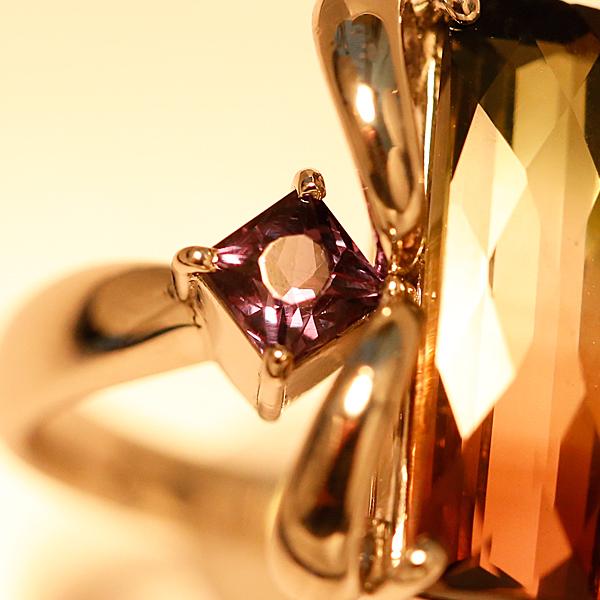 池田智治 バイカラートルマリン 5.62ct カラーチェンジガーネット