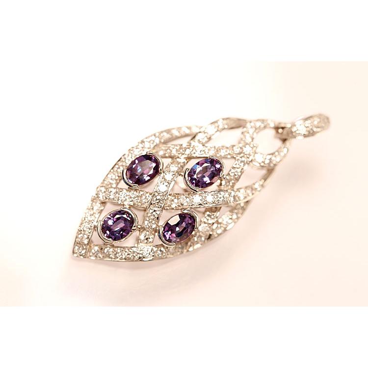 アレキサンドライト ダイヤ トップ MIKIMOTO（ミキモト） アレキサンドライト ペンダントトップ 1.38ct