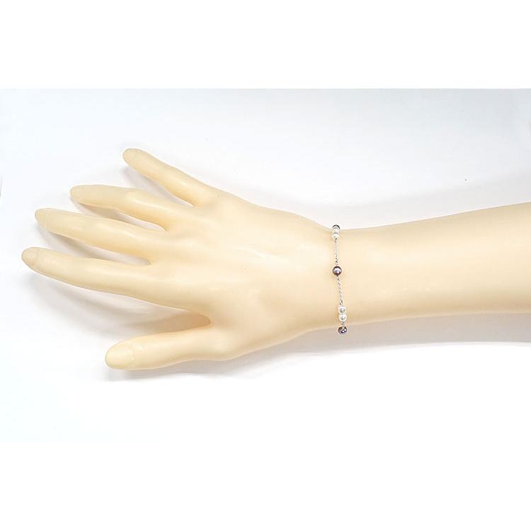 TASAKI（タサキ） 田崎真珠 淡水パール ステーション ブレスレット