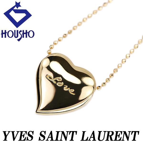 Yves Saint Laurent（イヴ・サンローラン） ネックレス K18YG ハート