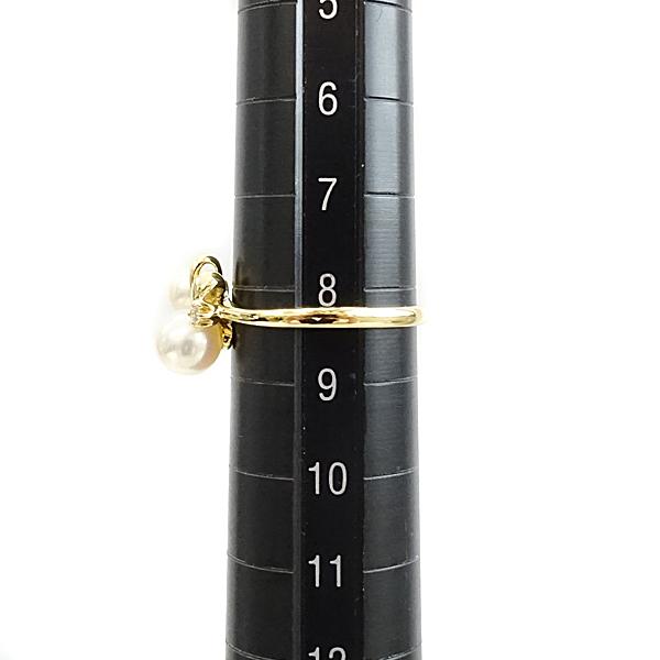 MIKIMOTO ミキモト アコヤパール リング 4.3-5.4mm ダイヤモンド MIKIMOTO ミキモト アコヤパール リング 4.3-5.4mm ダイヤモンド