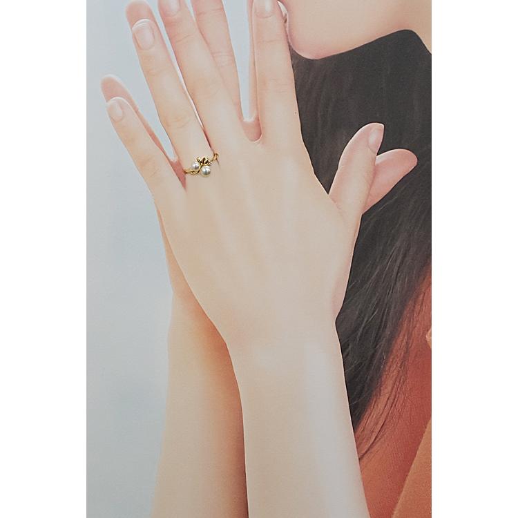MIKIMOTO ミキモト アコヤパール リング 4.3-5.4mm ダイヤモンド MIKIMOTO ミキモト アコヤパール リング 4.3-5.4mm ダイヤモンド