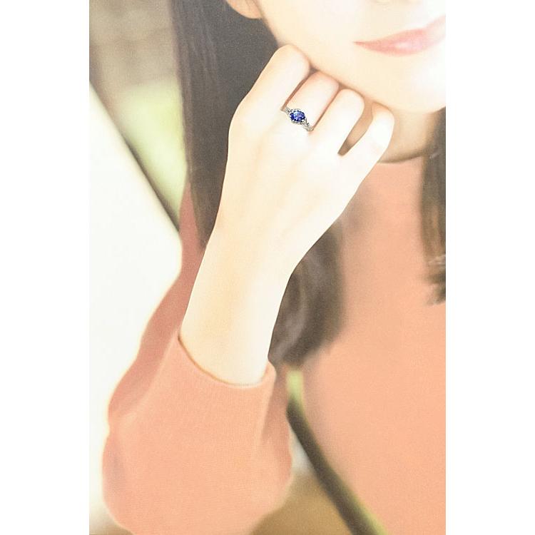 ESTELLE エステール タンザナイト リング 1.16ct ダイヤモンド Pt900 