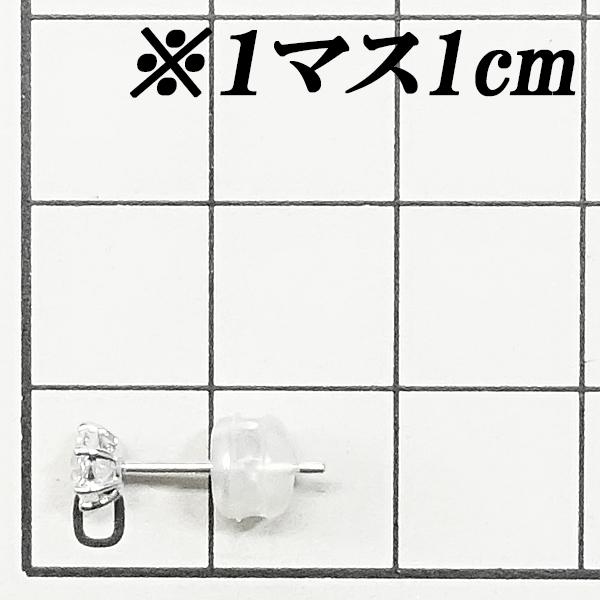 TASAKI（タサキ） ダイヤモンド ピアス 0.40ct K18WG 一粒石 6本爪