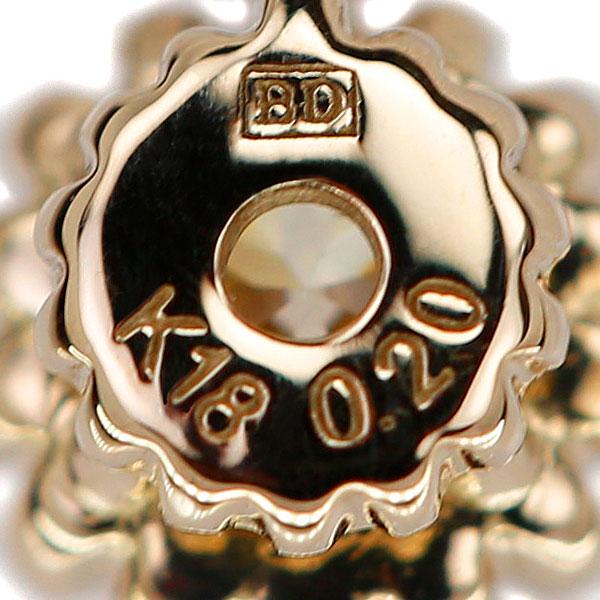 カシケイ ブラウンダイヤモンド ミル ネックレス 0.20ct K18BG カシケイ ブラウンダイヤモンド ミル ネックレス 0.20ct K18BG