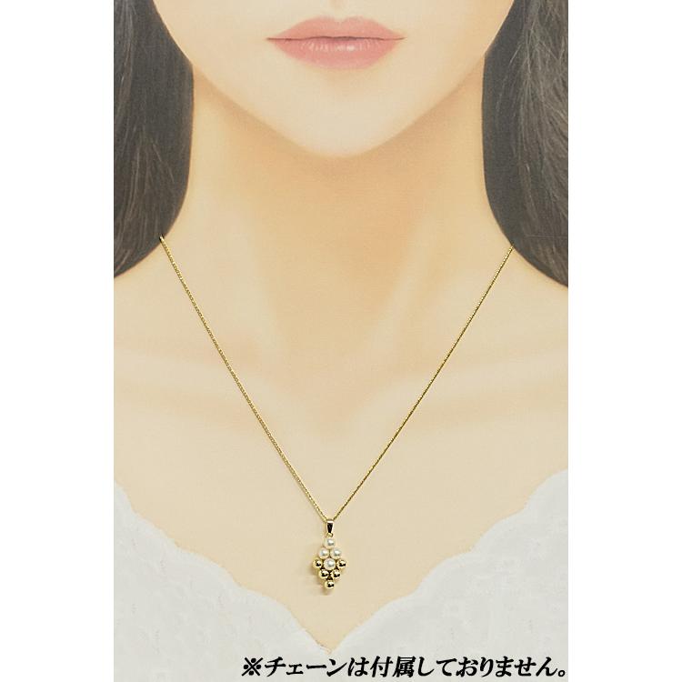 MIKIMOTO ミキモト アコヤパール ペンダントトップ 4.0mm K14YG ベビー  
