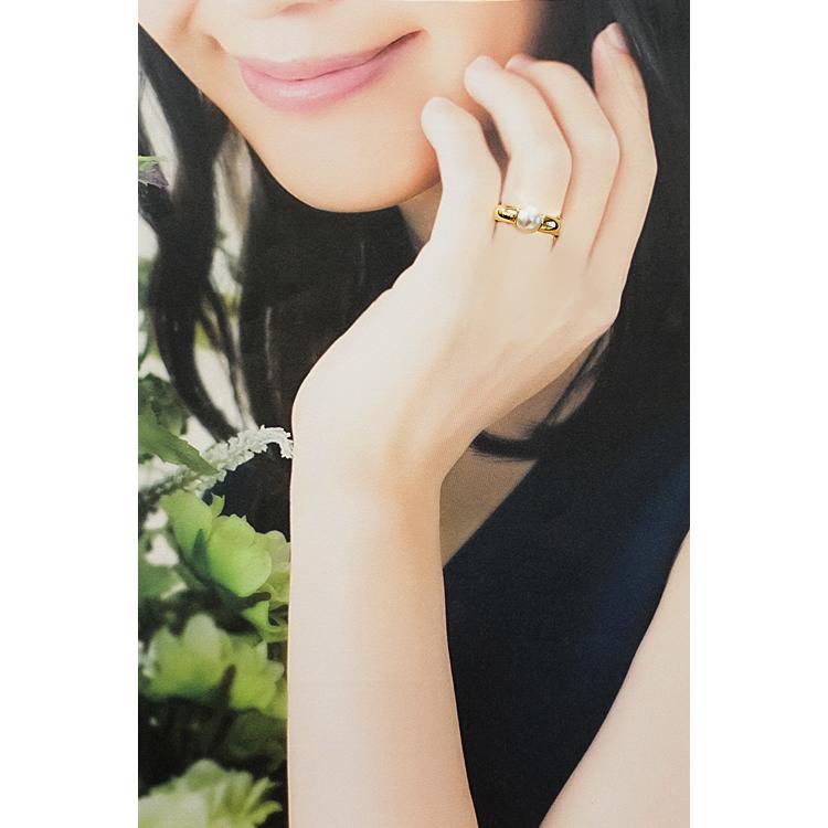 Cartier（カルティエ） アコヤパール ペルラ リング 7.9mm K18YG #48