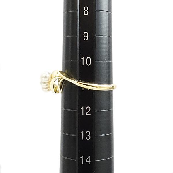 MIKIMOTO ミキモト アコヤ真珠 ベビーパール リング K18YG 13号 MIKIMOTO（ミキモト） アコヤパール リング K18YG ベビーパール