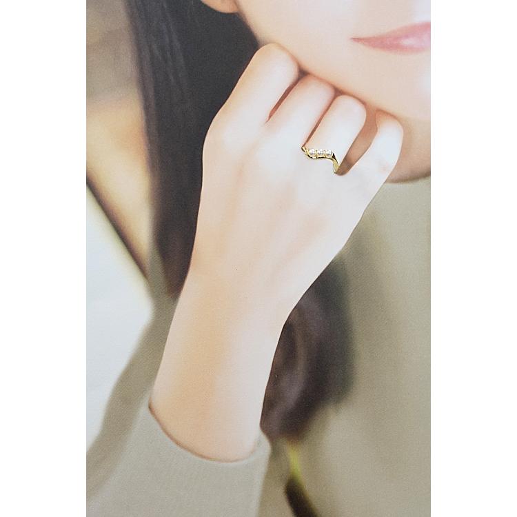 MIKIMOTO ミキモト アコヤパール リング K18YG ベビーパール ブランド  