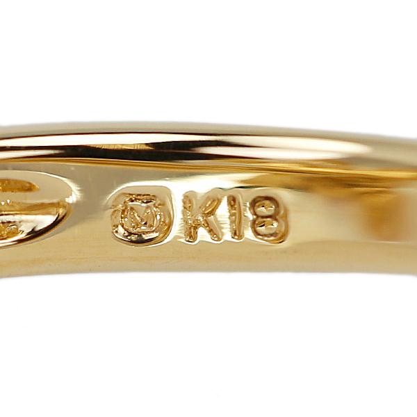 MIKIMOTO ミキモト 淡水パール リング K18YG リボン ブランド 送料無料  