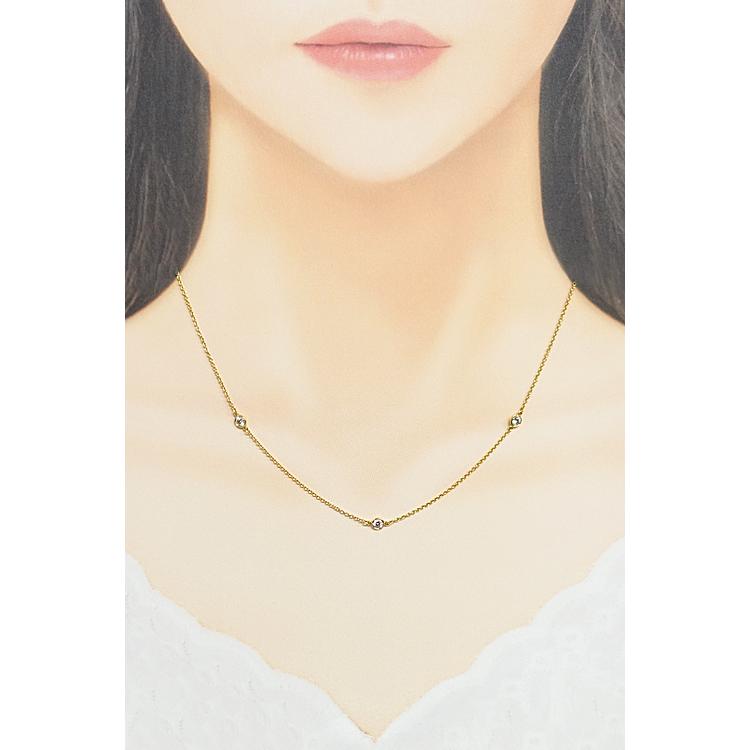 TIFFANY&Co.（ティファニー） ダイヤモンド バイザヤード ネックレス