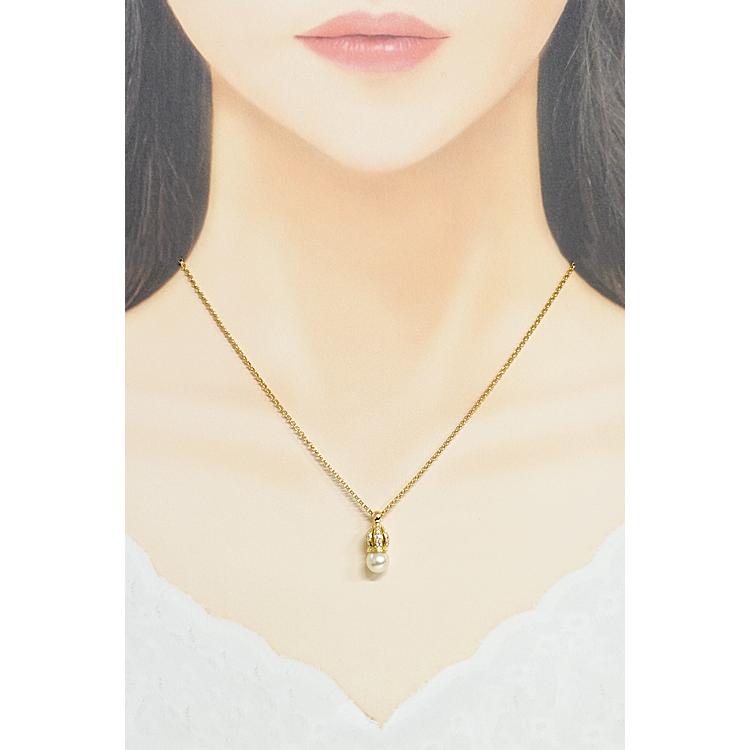 MIKIMOTO（ミキモト） アコヤパール ネックレス 7.2mm ダイヤモンド