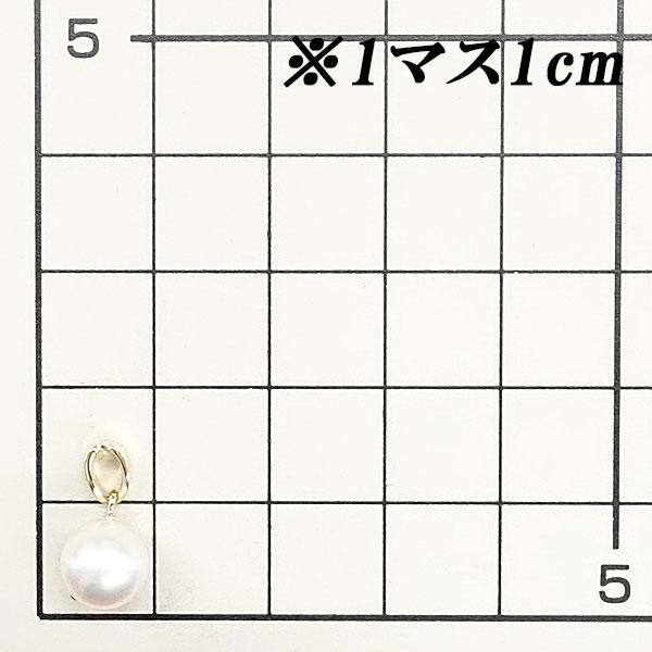 MIKIMOTO（ミキモト） アコヤパール ペンダントトップ 7.5mm K18YG 一