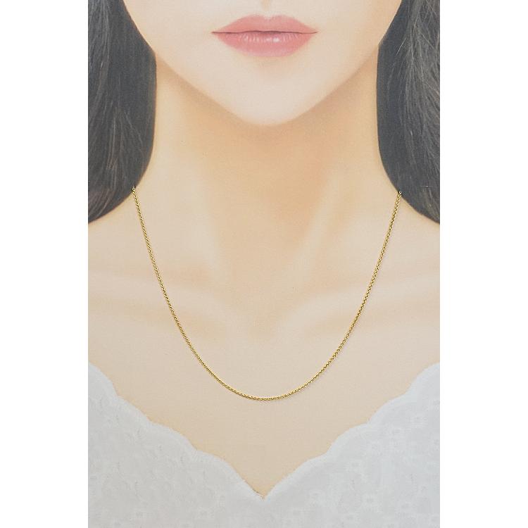 MIKIMOTO（ミキモト） チェーンネックレス 小豆 ネックレスチェーン 45.0cm 地金のみ 石なし 宝正 123598 : 宝正 ...