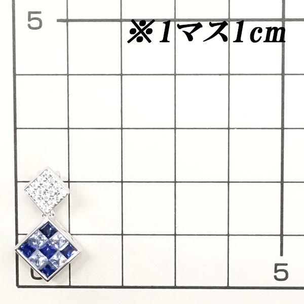 ジュエルスタジオ ブルーサファイア ペンダントトップ ダイヤモンド 