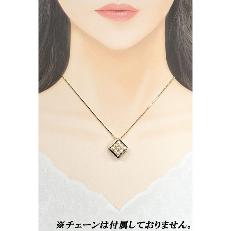 タサキ 田崎真珠 アコヤ真珠 ペンダントトップ K14ピンクゴールド