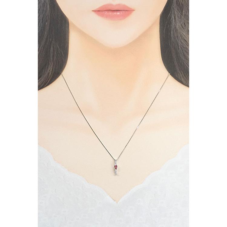 パパラチアサファイア ネックレス ダイヤモンド Pt900 Pt850 パパラチアサファイア ネックレス ダイヤモンド Pt900 Pt850